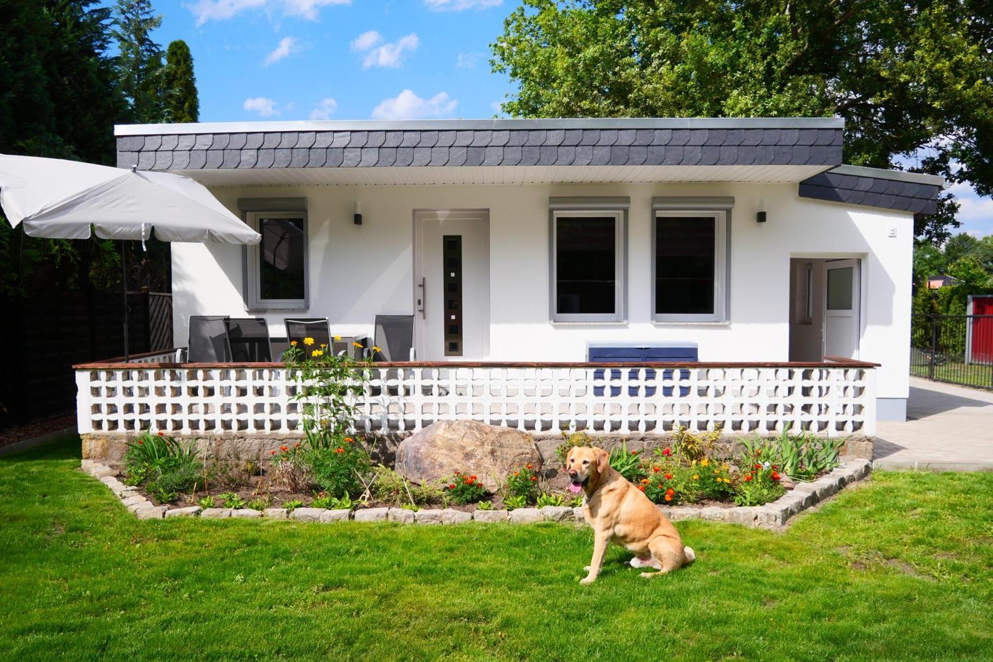 Haus Kleiner Findling Im Lausitzer Seenland Tätzschwitz Esterno foto