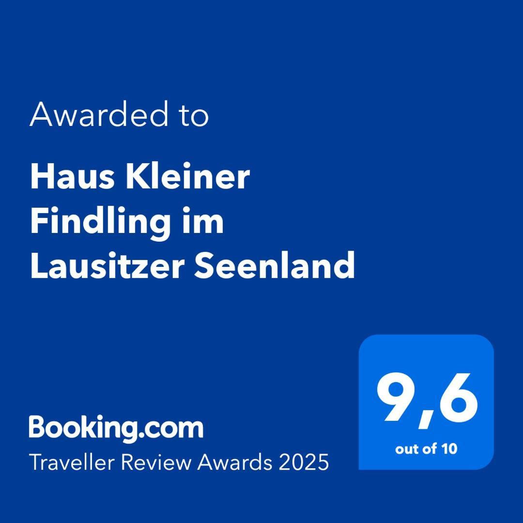 Haus Kleiner Findling Im Lausitzer Seenland Tätzschwitz Esterno foto